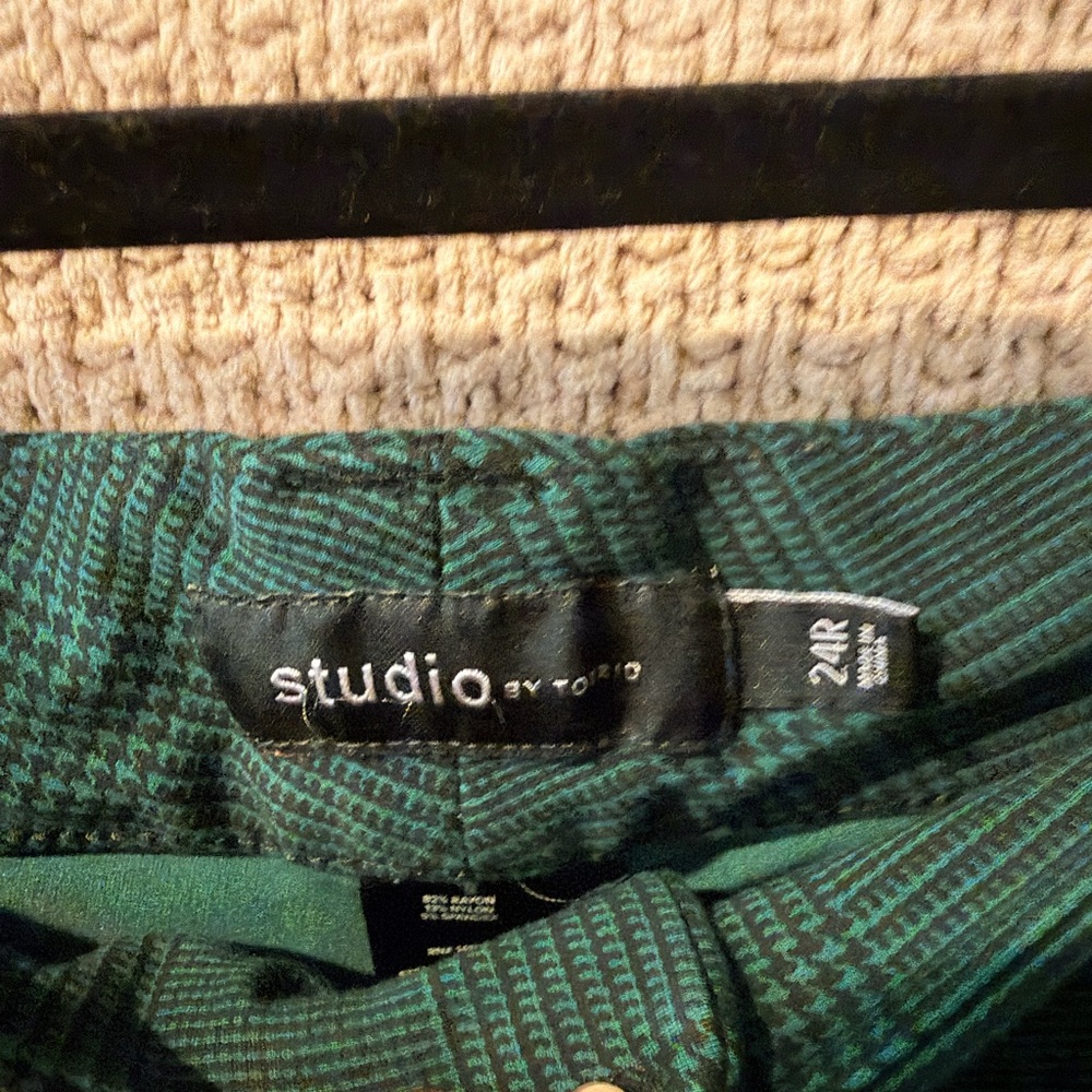 torrid Green Houndstooth Women's Pants